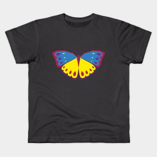 COLORFUL BUTTERFLY Kids T-Shirt